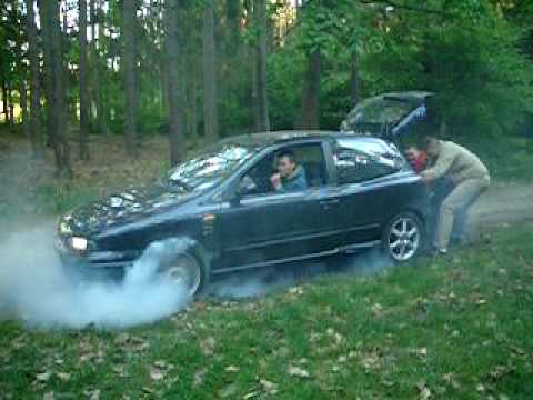 Fiat Bravo HGT burnout Fiat Bravo HGT burnout