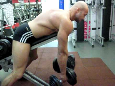Шраги на наклонной скамье