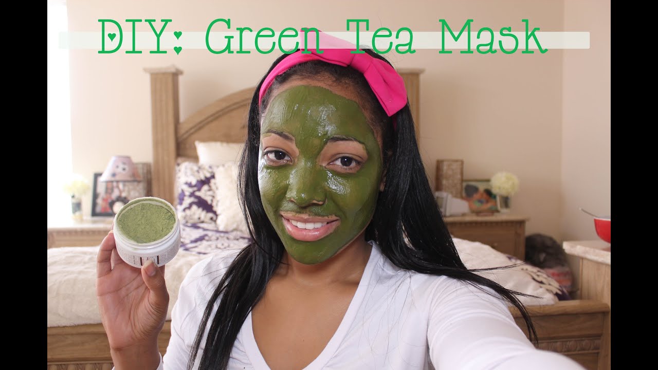 Face Green  youtube  Tea diy Mask  face YouTube DIY: mask