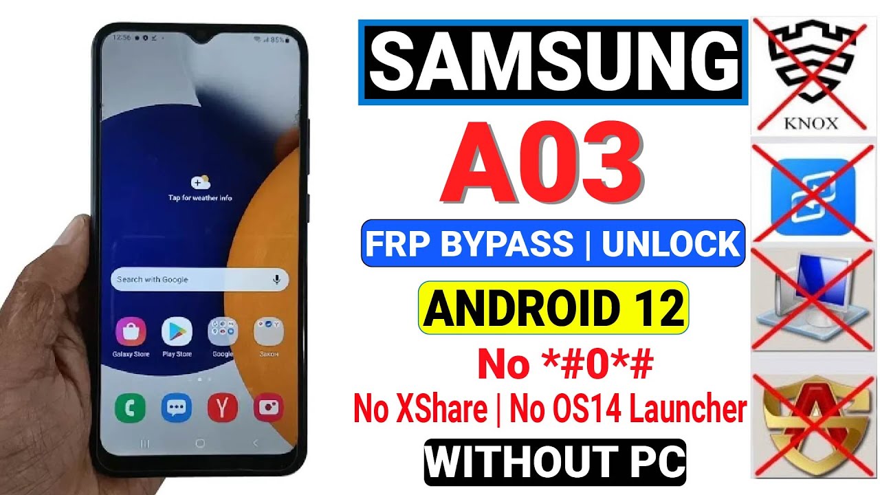 100% Tested-NEW Method!!! Samsung A03 Frp Bypass Without 100% Tested-NEW Method!!! Samsung A03 Frp Bypass Without