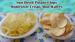 Sun Dried Potato Chips | Homestyle Crispy Aloo Wafers | Priya R | Magic of Indian Rasoi Sun Dried Potato Chips | Homestyle Crispy Aloo Wafers | Priya R | Magic of Indian Rasoi