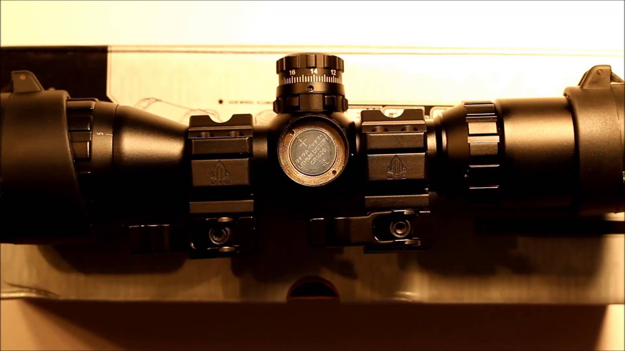 Leapers/UTG 39x32 Compact CQB Bug Buster AO RGB Scope Battery