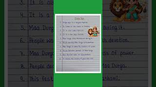 10 Lines On Durga Puja In English Essay On Durga Pujadurga Puja Essay In English