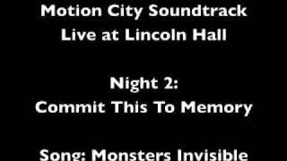 Watch Motion City Soundtrack Monsters Invisible video