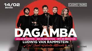 Le Concert Rock-Symphonique De Dagamba À Paris Le 14 Février Au Casino De Paris💝