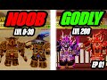 GOING FROM NOOB TO GODLY IN DUNGEON QUEST | Episode 1