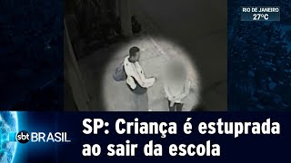 Criança de 11 anos é estuprada ao sair da escola em São Paulo | SBT Brasil (11/0