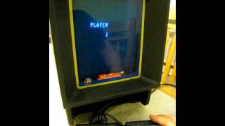 Vectrex System And Games - Startup Of Minestorm