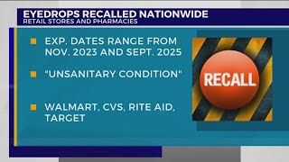 Eye Drops Sold At Walmart, Target, Cvs And Rite Aid Recalled