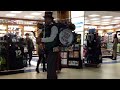 Seattle Airport One Man Band at Christmas Time 2014