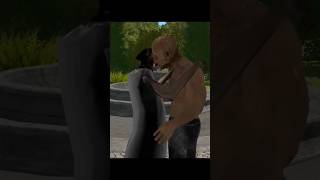 Granny Grandpa Kissing Shorts