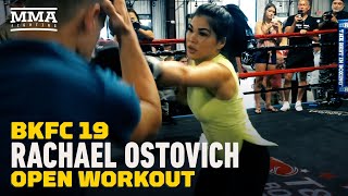 Rachael Ostovich Open Workout Bkfc 19 Mma Fighting