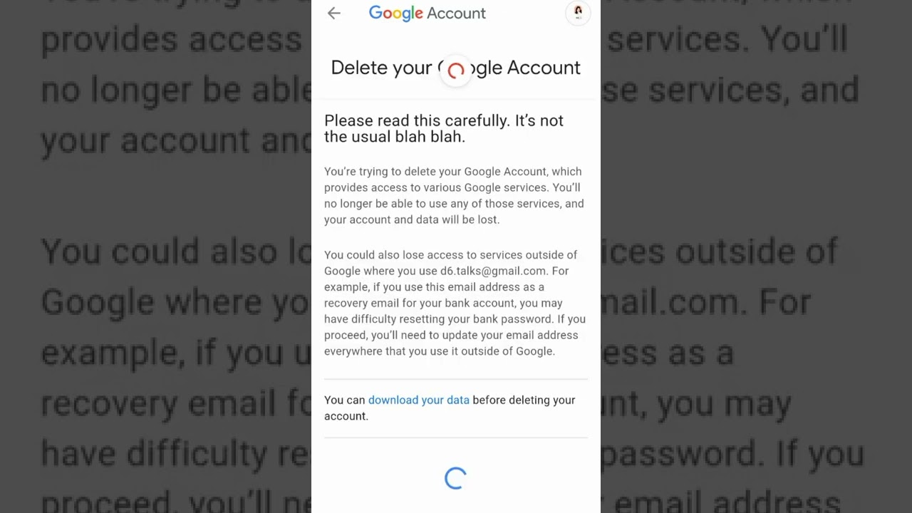 How to delete your Google account Permanently #gmail How to delete your Google account Permanently #gmail