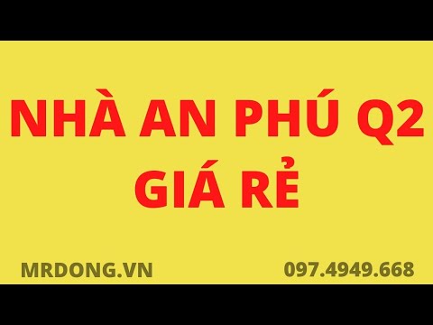 Bán nhà Phố An Phú Quận 2| 300m2 Sử Dụng| Nhà Mới Đẹp Giá Rẻ 2021 | Mr Đồng BDS Quận 2