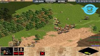 AOE || 4vs4 Random || BIBILUB + TÝ vs SKYRED 19H30 NGÀY 16/03/2017