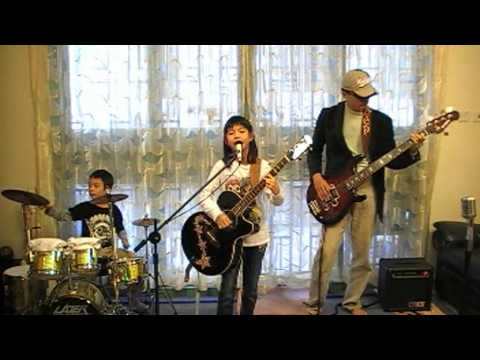 Lenka - Trouble Is A Friend (9yo kid band cover)