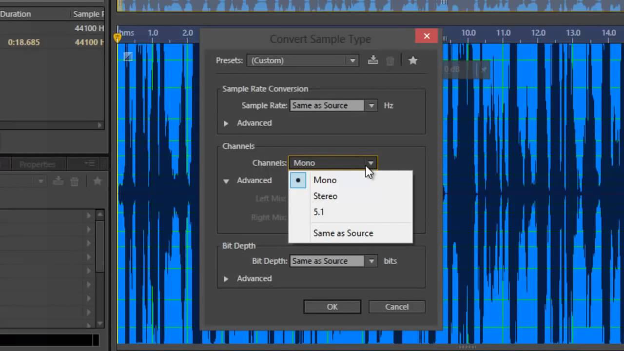 Как сделать моно в adobe 998
