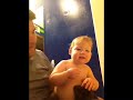 My son pooped on my leg after his bath (SFW and not gross)