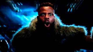 Black Panther M'Baku barking scene Black Panther M'Baku barking scene