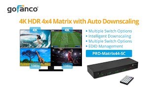 Discover Hdmi Matrix Switch With Auto Scaling And Alexa Echo Control