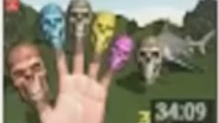 Skeleton - Shark Can Fly Finger Family 3D Reuploaded