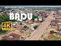 Badu Aerial View in the Tain District UHD Bono Region of Ghana 4K