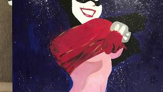 Harley Quinn Oil painting by Googoo Girl