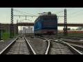 Video MSTS ЧС4z-041 Киев-Львов + попутно ВЛ с товарняком)