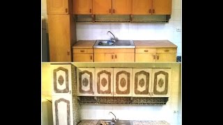 Декорирование старого кухонного гарнитура своими руками 80