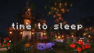 You Look Tired, Take A Break... Minecraft Music W Rain Sounds