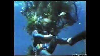 Female Vintage Scuba Diver Gets Stuck Underwater Rare Tv Movie