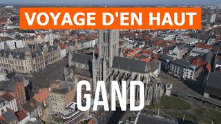 Gand Depuis Un Drone Vidéo 4K Belgique, Gand Den Haut