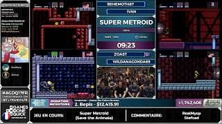 Super Metroid 100% Agdq2017