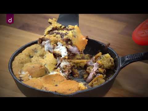 VIDEO : cookie dough marshmallow pie by andrew james - cookie dough recipesare amazing. we've combined it with marshmallows and baked it for a few mins to make it worthy of the title ...