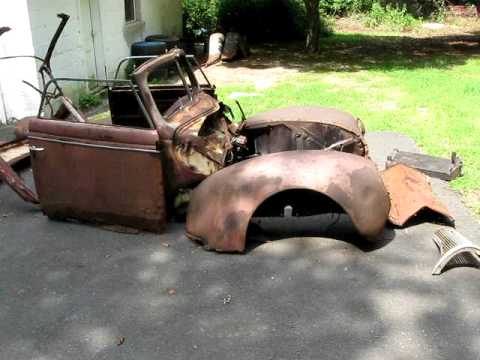 1939 Ford Coupe Convertible Parts Fenders Cowl Doors Convertible Top 