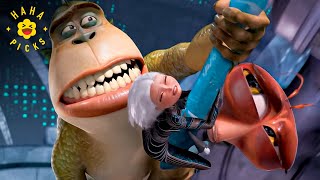 Aliens, Destroy All Monsters Full Scene Monsters Vs Aliens