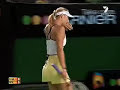 Maria Sharapova hits Serena Williams