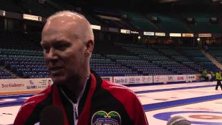 2012 Tim Hortons Brier Final Media Scrum