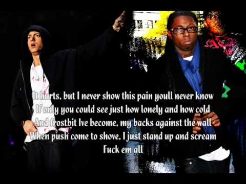 Lil Wayne Ft. Eminem - Drop The World + Lyrics Video