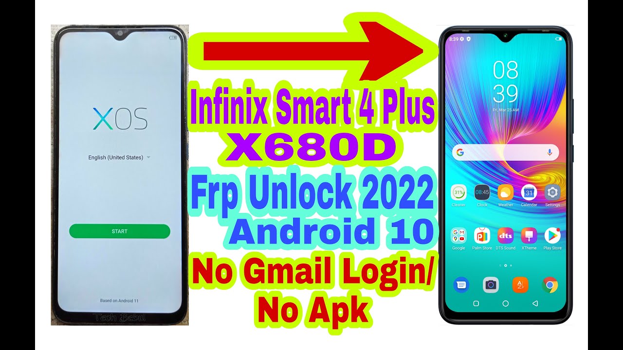Infinix Smart 4 Plus (X680D) Android 10 Frp Bypass Infinix Smart 4 Plus (X680D) Android 10 Frp Bypass