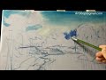 Beautiful gardens and flowers Acrylic Painting