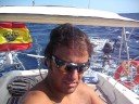 AL TRAVES ABORDO DEL HISPANA, 8,5 KNOTS