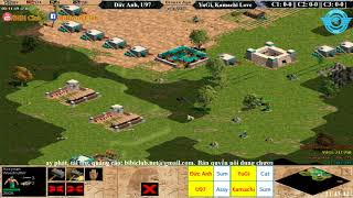 AoE 22 Random U97, Đức Anh vs Kamachi, YuGi Ngày 03-01-2018