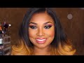 Full Face Fall Make up tutorial -Plum/Gold eyes - Mocha lips