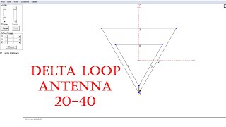 تركيب انتينا دلتا لوب Antenna Delta Loop 40 20