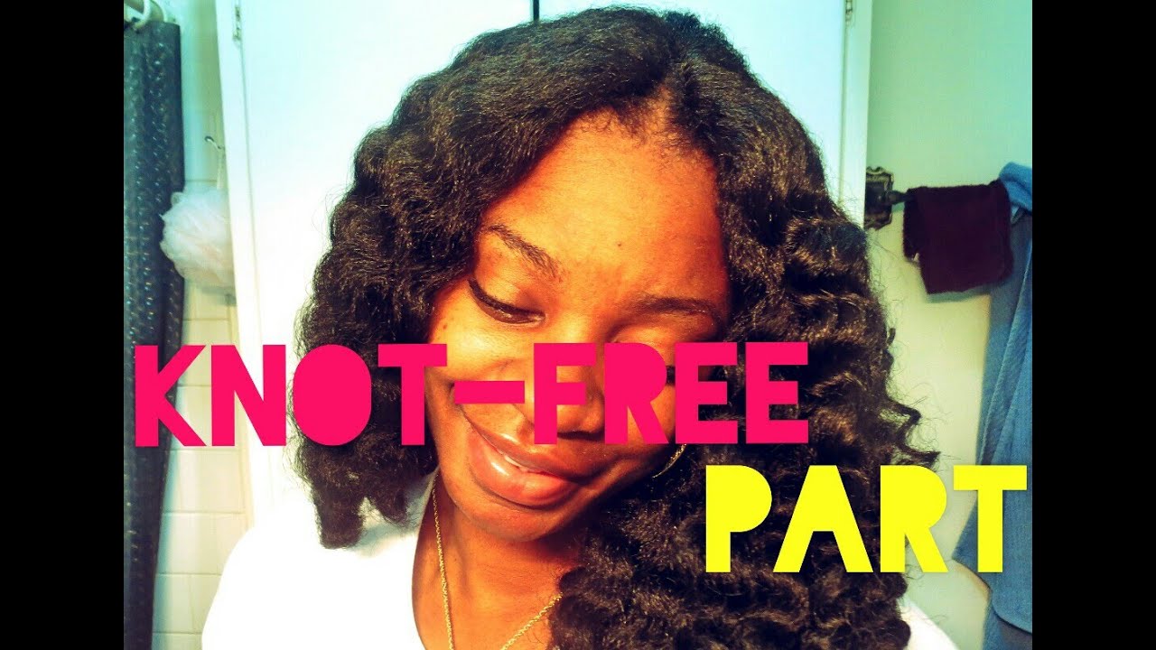 How To Crochet Braids: EASY Knot-Free Part Tutorial - YouTube