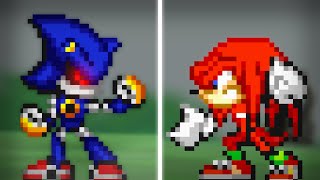 Knuckles Vs Metal Sonic