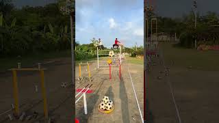 Who Finishes First In This Wild Obstacle Race? Bikes, Towers, Water, And Pure Village Energy