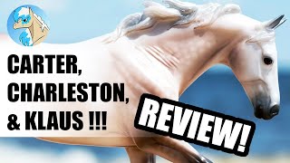 CARTER, CHARLESTON, & KLAUS !! | Breyer MEGA Review