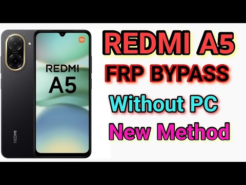 How To Redmi A5 FRP Bypass Google account Remove without How To Redmi A5 FRP Bypass Google account Remove without